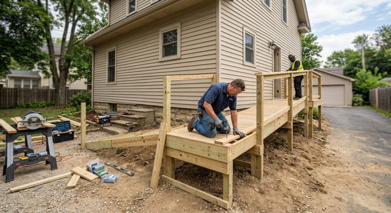 Accessible Ramp Construction in Conroe, TX