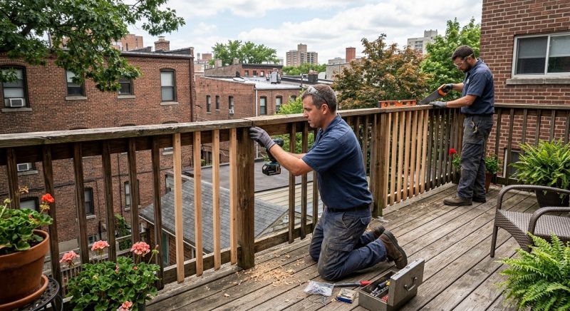 Deck Railing Replacement in Redmond, WA
