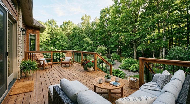 Pine Deck Installation in Worcester, MA