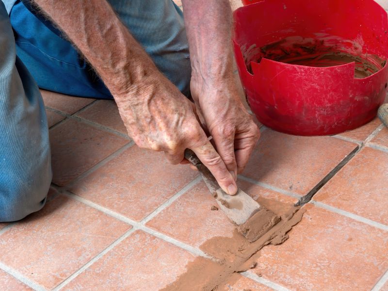 Pool Tile Grout Repair